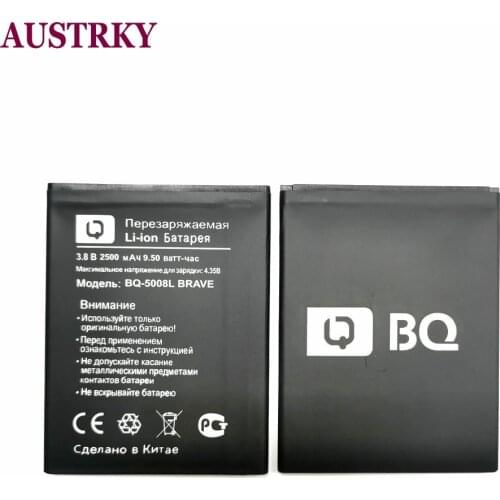 2PCS New High Quality BQ-5008L BRAVE Battery for BQ BQ-5008L BRAVE BQ 5008L phone + Track code
