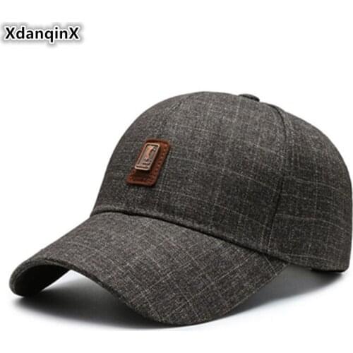 XdanqinX Snapback Cap Mens Cotton Baseball Caps Womens Ponytail Tongue Cap 2019 New Fashion Bone Adjustable Size Couple Hats