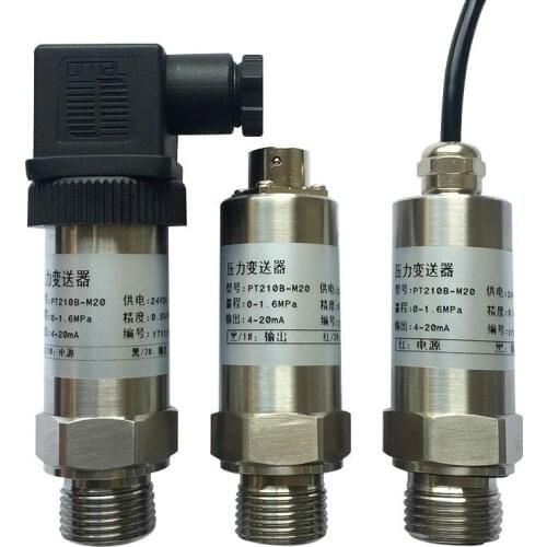 Pressure Transmitter Sensor 4-20mA 0-10V 0-5V -0.1-60MPa Pneumatic Hydraulic Pressure