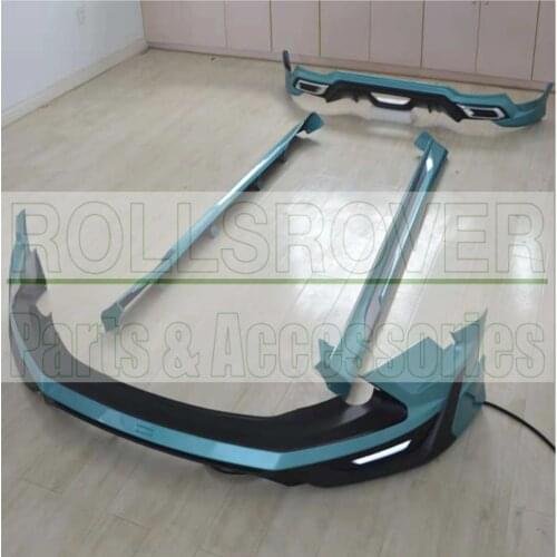 RollsRover Front and Rear Bumper Decorative Diffuser Cover Side Skirt Body Kits for Toyota CHR C HR Modify Set Unpainted