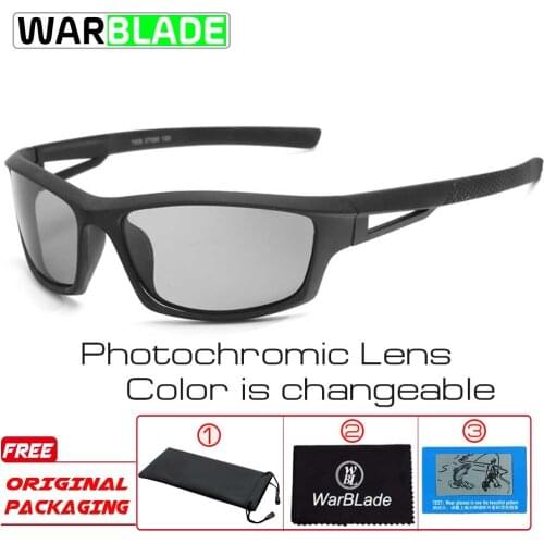 Photochromic Cycling Glasses Polarized Bicycle Eyewear Ultralight Sport Bike Sunglasses Black men&women Riding Goggles 1008
