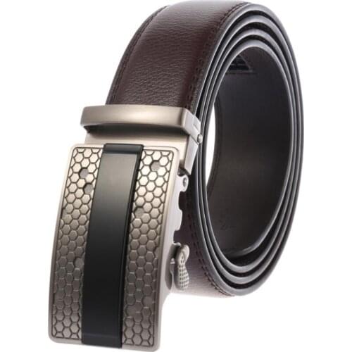 Hot selling Men belt fashion Alloy Automatic buckle belt business affairs casual decoration belt mens belts luxury brand zp158