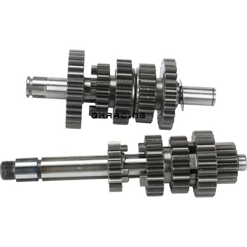 Motorcycle Transmission Gear Box Main Counter Shaft Kit For ZongShen ZS 190cc Z190 W190 1P62YML-2 Engine Dirt Pit Bike Atv Quad