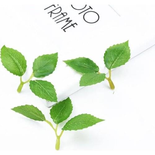 Plum Leaves Artificial Plant Garden Wedding Pastoral Decor Christmas Hoom Decoration Flower Accessories Flower Wall Decoration