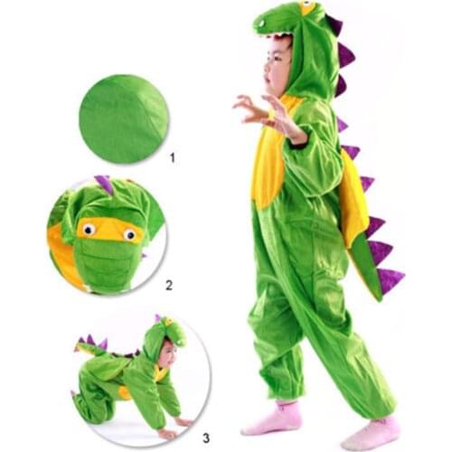 Boy Girl Cute Cartoon Animal Dinosaur Costume Cosplay Clothing for Kids Childrens Day Costumes