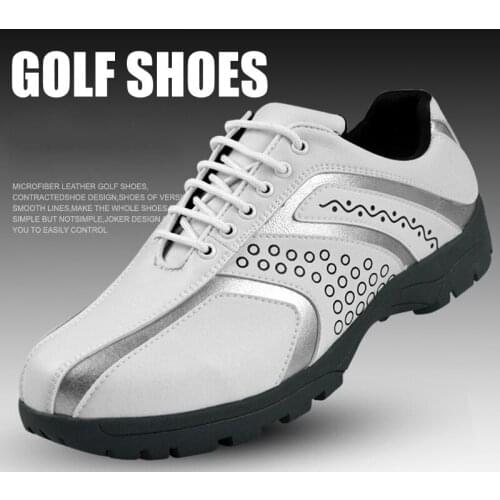 Golf Shoes Mens Waterproof Non-Slip Nailless Golf Shoes Male Bottom Lightweight Wear-Resistant Breathable Sports Shoes D0605