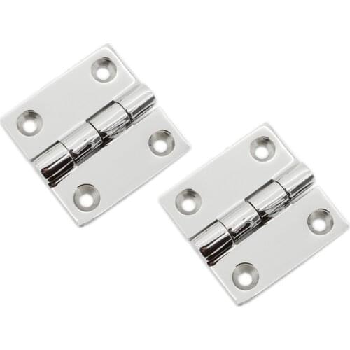 Hinges Heavy Duty,Marine Grade 316 Stainless Steel Butt Hinges for Yacht,Steamship, Ships,Cruises,Boats,RVS 2Pack 50x50x4.5mm