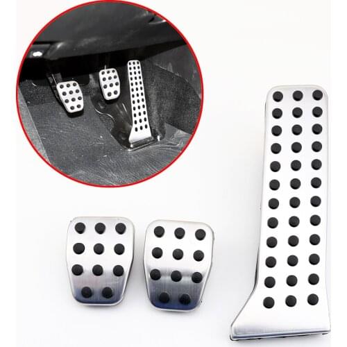 Antiskid MT Brake Accelerator Gas Fuel Clutch Pedal Pad Part Trim Fit For Mazda CX3 CX5 2 3 6 Accessories No Drill Foot Pedal