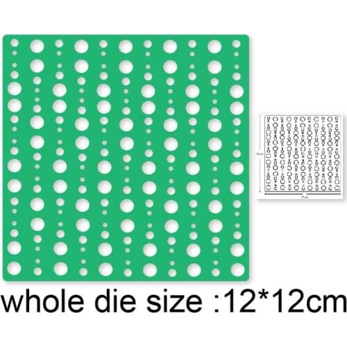 Customize dies Waterdrop Background Frame Metal Cutting Dies Stencil For Scrapbooking dies Card Making Decoration Embossing Dies