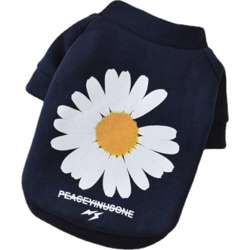 Graphic Print Autumn and Winter Pet Sweatshirt Chihuahua Teddy Bichon Hiromi Dog Coat Puppy Cotton Cat Costumes