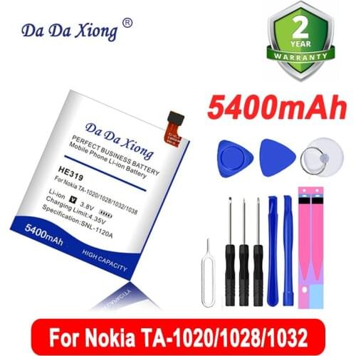 4900mAh High Quality Mobile Battery HE319 For Nokia 3 Nokia3 TA-1020 1028 1032 1038 Lithium Polymer Batteries