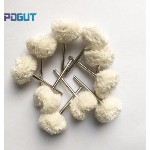 10pcs/lot Cotton Thread Drill Brush For Polishing and Cleaning Jewelry, Jade, Wood Works