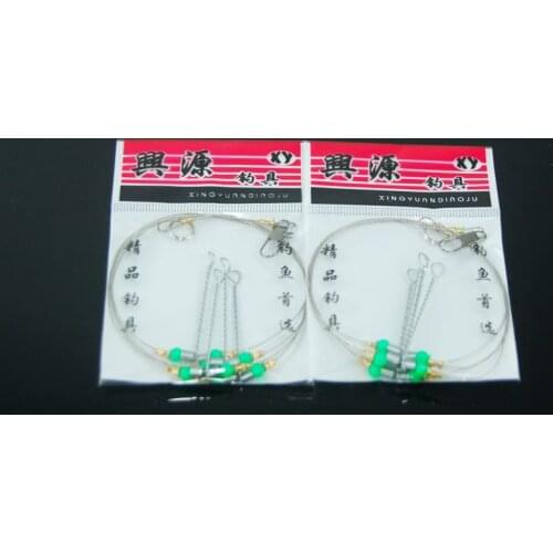 1000 pcs Stainless Steel 3 Arm Fishing Rigs Fishing Lure Swivel Fishing Leader Rigs Fishing Hooks Tools(group 3 group 4 group 5)