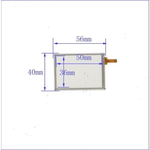 2.4 inch four wire resistive touch screen screen handwriting screen 56*40 universal digital touch screen