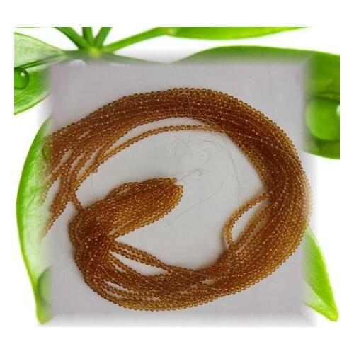 3mm 4mm Golden Champagen Colour Crystal Rondelle beads For DIY Necklace Decoration Accessary