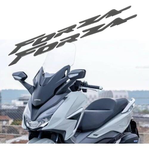 2Pcs 3D Resin Gel Emblem Fender Tank Pad Logo Decal Stickers For Honda Forza 125 250 300 350 750 750X Motorcycle Decoration