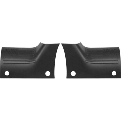 Car Accessories 1 Pair Side Cowl Covers ABS Body Armor Guard Protector for Jeep Wrangler JL 2018-2019 Black