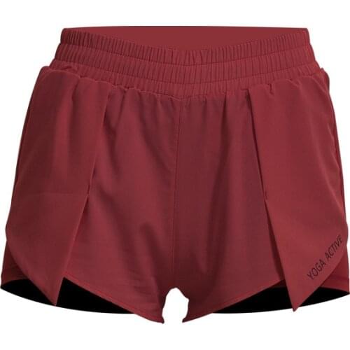 Quick-drying Sports Pant Solid Breathable Yoga Yoga Shorts Loose Fitness Clothing Fake Two-piece Calzas Deportivas Mujer Fitness