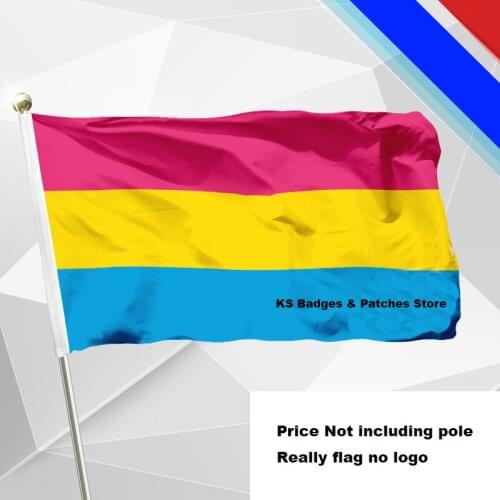 Pansexual Pride Flag Flying Flag #4 144x96(3x5FT) #1 288x192 #2 240x160 #3 192x128 #5 96x64 #6 60x40 #7 30x20 XY0135-1
