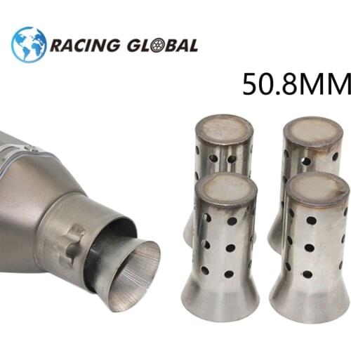 ALCON-Motorcycle Exhaust Muffler Adjustable Silencer DB Killer Silencer 50.8MM Universal For Racing Street Bike Scooter