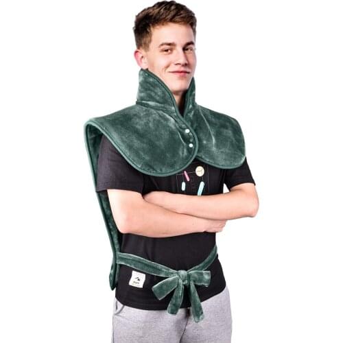 Neck Shoulder Back Pain Relief Heat Pad Therapy Muscles Pain Relief Pad Massaging Heat Wrap Home Massager Tool