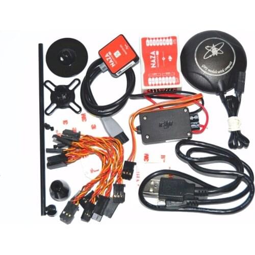 Naza M Lite Multi Flyer Version Flight Control Controller w/ PMU Power Module & LED &Cables & M8N GPS & stand holder for rc