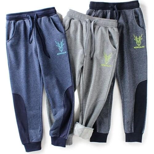 New Kids Boys Sport Pants Casual Children Loose Trousers Spring Teenage School Boy Long Pant Fall Clothes for Kids 4 8 12 14 Yrs