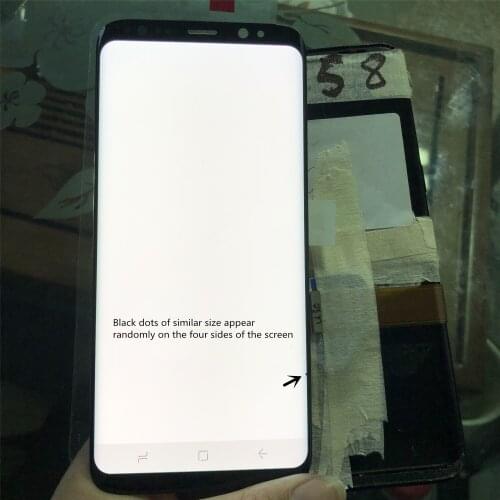 Original S8 G950F With Frame Dead Pixels lcd For SAMSUNG Galaxy S8plus G955 G955F LCD Display + Touch Screen Digitizer Assembly