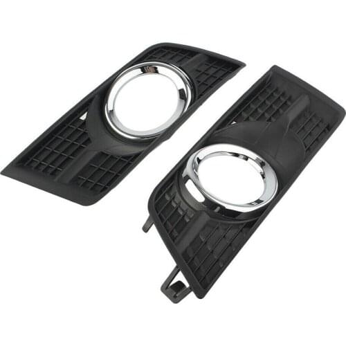 Front Bumper Fog Light Frame Grilling Cover Foglamp Trim Shell Cap Garnish Hood for Cadillac SRX 2010-2016 25778389