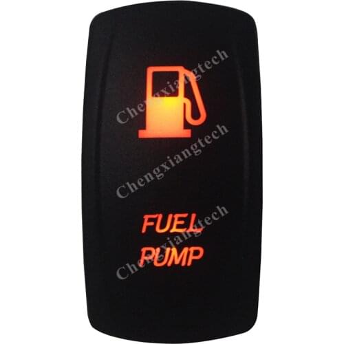 DC12V 24V FRIDGE Rocker Switch AMBER Led lamp 5 Pin ON/OFF SPST Marine Grade Waterproof IP66