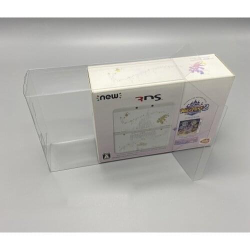 Clear transparent box For new3DS Japan version for Disney Limited Edition game console Display storage PET protective Box