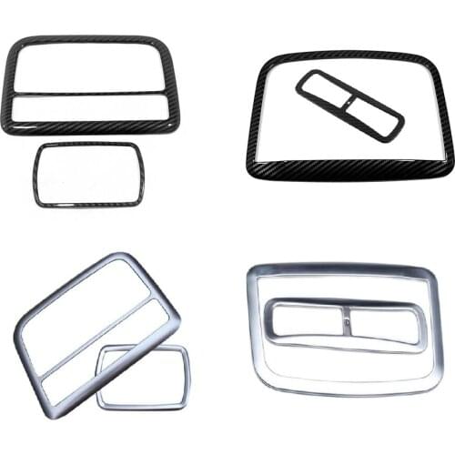 For HRV HR-V VEZEL Car Front Rear Reading Lampshade Read Light Panel Cover Trim Car Styling Accessories ABS Chrome for Honda