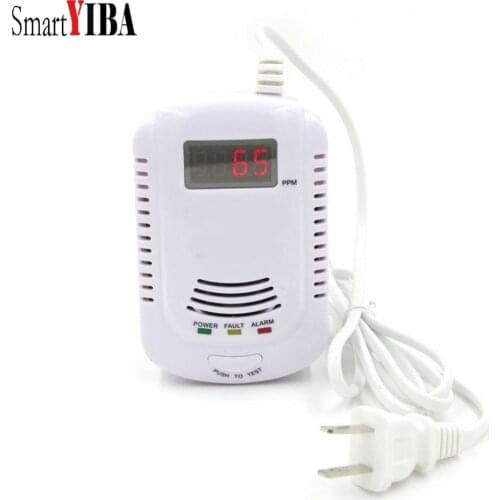 SmartYIBA Smart Combustible Gas Leak Detector Gas Leakage Sensor Independent Natural Gas Alarm Sensor For Fire Protection