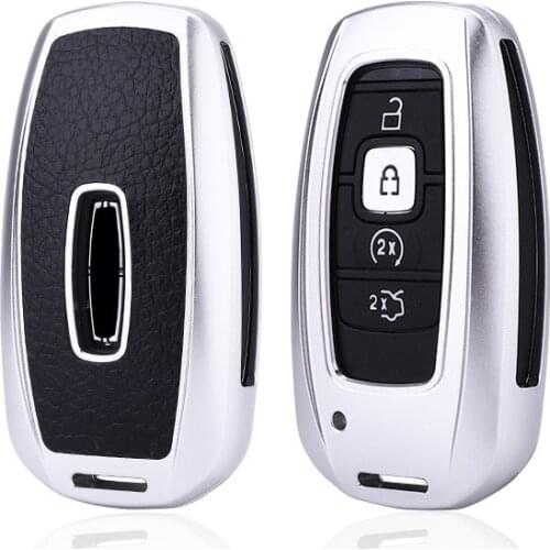 Aluminium Alloy Car Key Protector Case For Lincoln Navigator Nautilus MKZ Continentai MKX Key Cover Shell