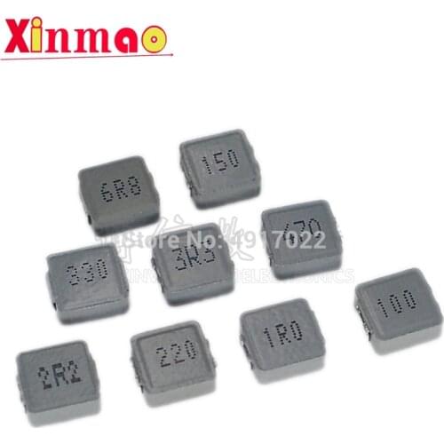 10pcs SMD Power Inductors 0520 1UH 2.2UH 3.3UH 4.7UH 6.8UH 10UH Chip Inductor 0520 5*5*2 1R0 2R2 3R3 4R7 6R8 100