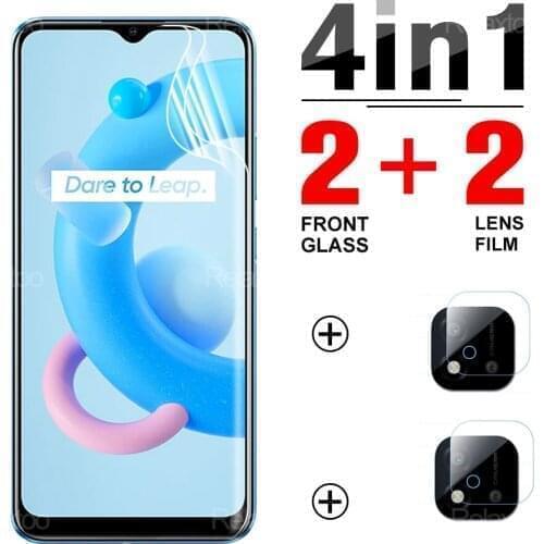 4 in 1 Hydrogel Front Film Not Glass For Oppo Realme C20a Protector Screen Full Cover Film On Realmy Ralme C20 a Camera Glasses
