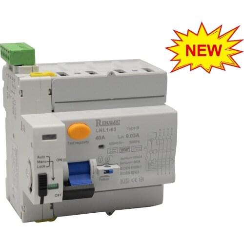 AUTO RECLOSER WITH RCCB LNRN3 B TYPE 10KA AUTOMATIC RECLOSING DEVICE