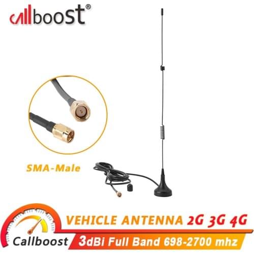 Callboost Vehicle mounted antenna for celluar amplifier 4g signal booster gsm 2g 3g 4g repeater car used 698-2700 mhz full band