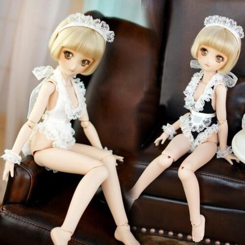 D03-P497 children toy BJD DD SD MSD 1/4 dolls clothes Maid sexy halter swimsuit set