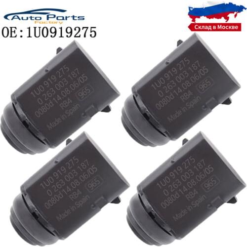 4PCS PDC Parking Sensor For Porsche Cayenne Seat Skoda VW Bora EOS Golf Jetta Touareg 1U0919275 1K0919275 1J0919275 3D0998275A