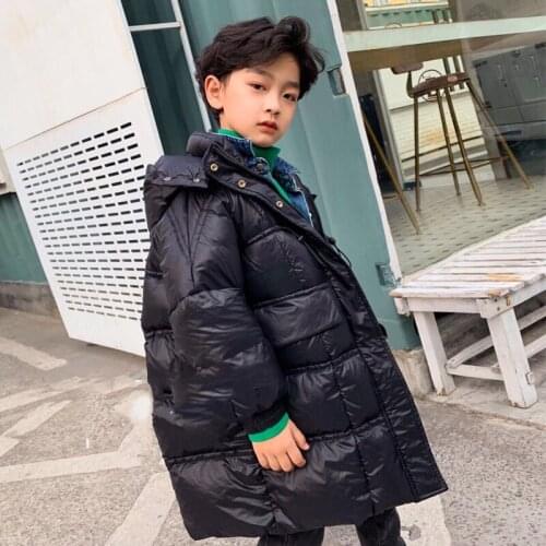 Children Winter Jacket for Boys Duck Down Coat Girls Hooded Thick Kids Teenage Outerwear Parkas Overall Outfits Kids Clothing