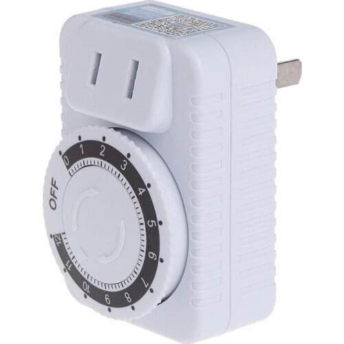AC 220V 12 Hour Electrical Mechanical Timer Wall Plug Switch Digital Countdown Timer Socket