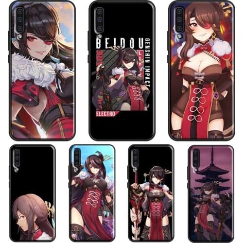 Enshin impact Beidou aesthetic For Samsung A12 A32 A42 A52 A72 A71 A51 A41 A31 A11 A70 A50 A40 A10 A02 A21S Phone Cover