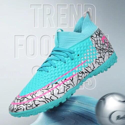 The new Football Shoes TF / AF Men Professional Football Shoes Women Non-slip Breathable Training Shoes Unisex Sneakers