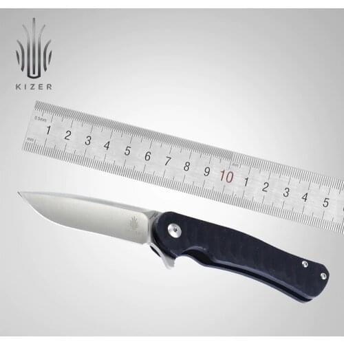 Kizer knife survival V3466N1/N2 DUKES new N690 steel blade knife for outdoor camping edc tool