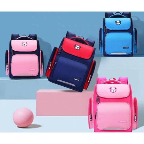 Orthopaedics School Backpacks Children Bear School Bags 2 Size waterproof Backpack For Girl Boys Kids Satchel Knapsack Mochila