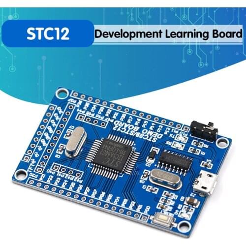 STC12 Core Board STC12C5A60S2 51 Single Chip Minimum System Development Learning Board Dual Serial Port