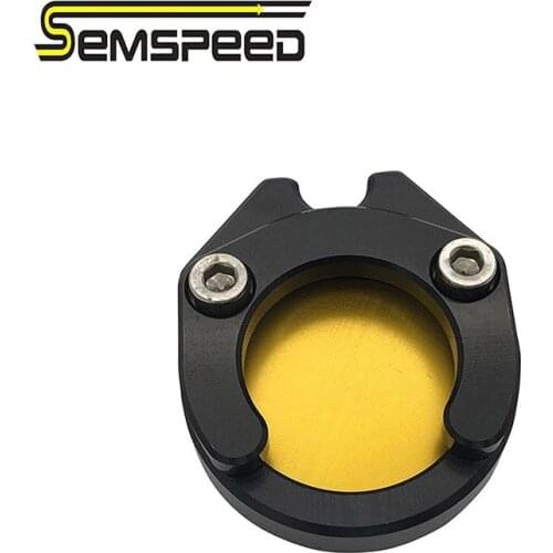 Semspeed Motorcycle Side Stand Enlarger CNC Kickstand Enlarge Plate Extension Foot Pad for YAMAHA XMAX300 125 250 2017-2019 2020