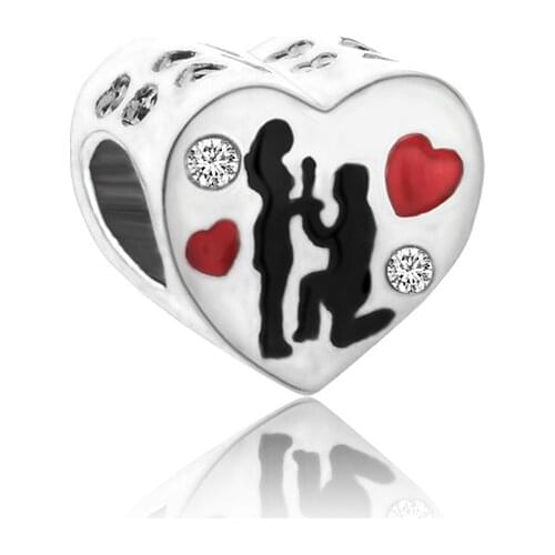 Propose charms fit original pandora charms bracelet & bangle diy bead jewelry for women girlfriend gift