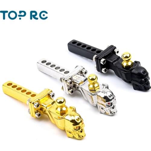 RC Metal Trailer Rescue Hook For Traxxas TRX4 Axial SCX10 90046 1/10 RC Car Climbing Car Model Crawler Car Parts
